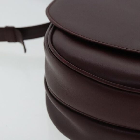 Cartier Must De Cartier Burgundy Leather Shoulder Bag (Pre-Owned) - Picture 7 of 16
